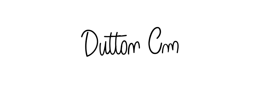 Make a beautiful signature design for name Dutton Cm. Use this online signature maker to create a handwritten signature for free. Dutton Cm signature style 5 images and pictures png