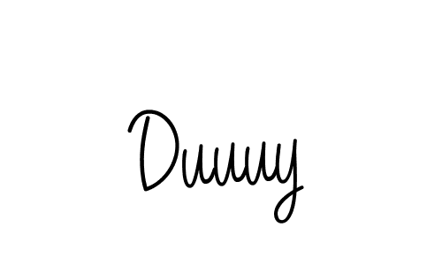 Also we have Duuuy name is the best signature style. Create professional handwritten signature collection using Angelique-Rose-font-FFP autograph style. Duuuy signature style 5 images and pictures png