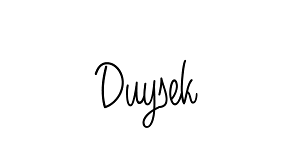Also we have Duysek name is the best signature style. Create professional handwritten signature collection using Angelique-Rose-font-FFP autograph style. Duysek signature style 5 images and pictures png