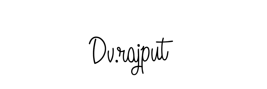 How to make Dv.rajput name signature. Use Angelique-Rose-font-FFP style for creating short signs online. This is the latest handwritten sign. Dv.rajput signature style 5 images and pictures png