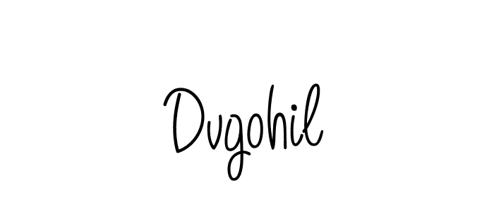 if you are searching for the best signature style for your name Dvgohil. so please give up your signature search. here we have designed multiple signature styles  using Angelique-Rose-font-FFP. Dvgohil signature style 5 images and pictures png