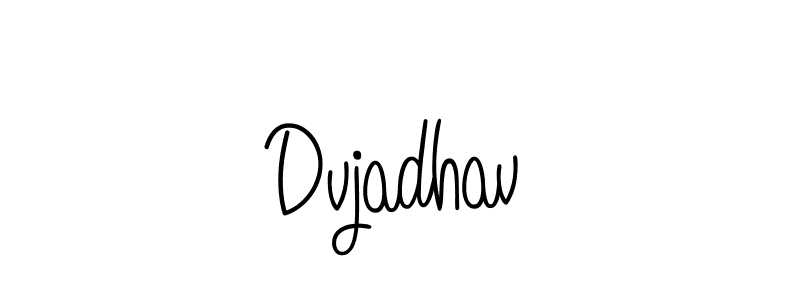 You should practise on your own different ways (Angelique-Rose-font-FFP) to write your name (Dvjadhav) in signature. don't let someone else do it for you. Dvjadhav signature style 5 images and pictures png