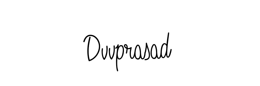 Make a beautiful signature design for name Dvvprasad. With this signature (Angelique-Rose-font-FFP) style, you can create a handwritten signature for free. Dvvprasad signature style 5 images and pictures png