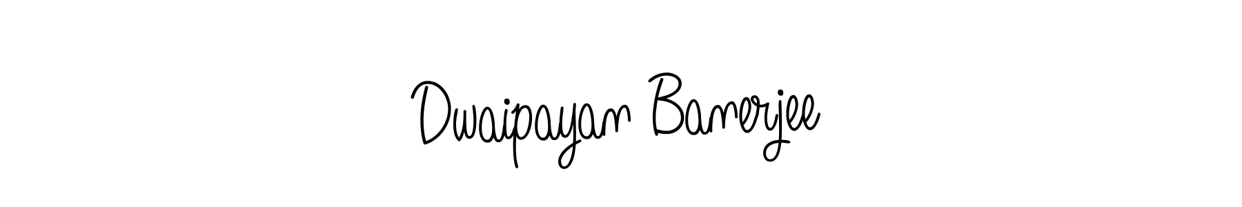 Make a short Dwaipayan Banerjee signature style. Manage your documents anywhere anytime using Angelique-Rose-font-FFP. Create and add eSignatures, submit forms, share and send files easily. Dwaipayan Banerjee signature style 5 images and pictures png