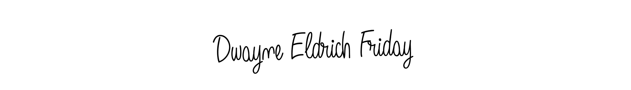 Also You can easily find your signature by using the search form. We will create Dwayne Eldrich Friday name handwritten signature images for you free of cost using Angelique-Rose-font-FFP sign style. Dwayne Eldrich Friday signature style 5 images and pictures png