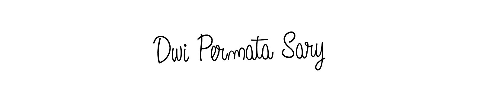 Create a beautiful signature design for name Dwi Permata Sary. With this signature (Angelique-Rose-font-FFP) fonts, you can make a handwritten signature for free. Dwi Permata Sary signature style 5 images and pictures png