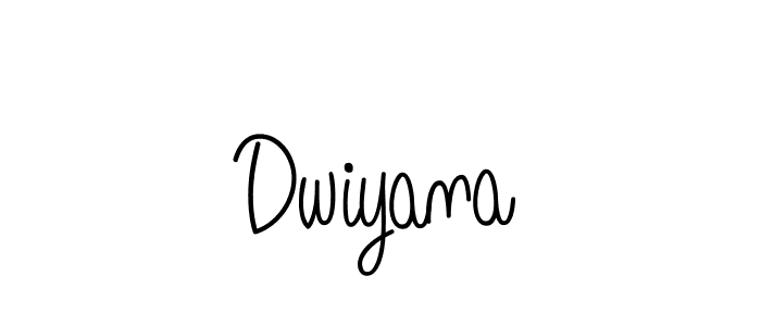 Use a signature maker to create a handwritten signature online. With this signature software, you can design (Angelique-Rose-font-FFP) your own signature for name Dwiyana. Dwiyana signature style 5 images and pictures png