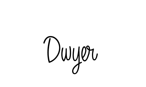 Dwyer stylish signature style. Best Handwritten Sign (Angelique-Rose-font-FFP) for my name. Handwritten Signature Collection Ideas for my name Dwyer. Dwyer signature style 5 images and pictures png