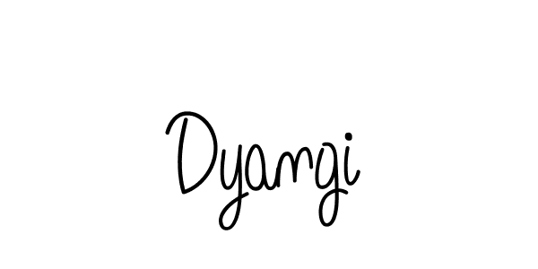 How to Draw Dyangi signature style? Angelique-Rose-font-FFP is a latest design signature styles for name Dyangi. Dyangi signature style 5 images and pictures png