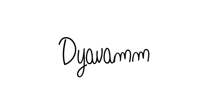 Also we have Dyavamm name is the best signature style. Create professional handwritten signature collection using Angelique-Rose-font-FFP autograph style. Dyavamm signature style 5 images and pictures png