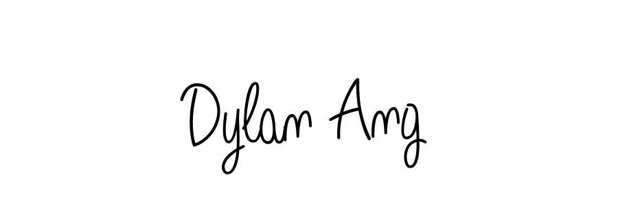 Design your own signature with our free online signature maker. With this signature software, you can create a handwritten (Angelique-Rose-font-FFP) signature for name Dylan Ang. Dylan Ang signature style 5 images and pictures png