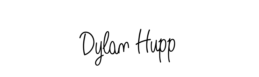 You should practise on your own different ways (Angelique-Rose-font-FFP) to write your name (Dylan Hupp) in signature. don't let someone else do it for you. Dylan Hupp signature style 5 images and pictures png