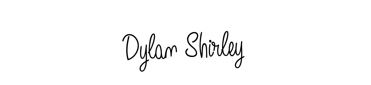Dylan Shirley stylish signature style. Best Handwritten Sign (Angelique-Rose-font-FFP) for my name. Handwritten Signature Collection Ideas for my name Dylan Shirley. Dylan Shirley signature style 5 images and pictures png