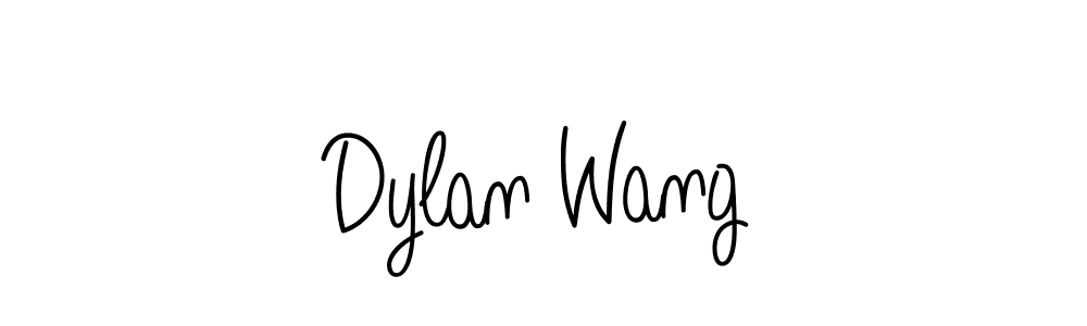 Design your own signature with our free online signature maker. With this signature software, you can create a handwritten (Angelique-Rose-font-FFP) signature for name Dylan Wang. Dylan Wang signature style 5 images and pictures png