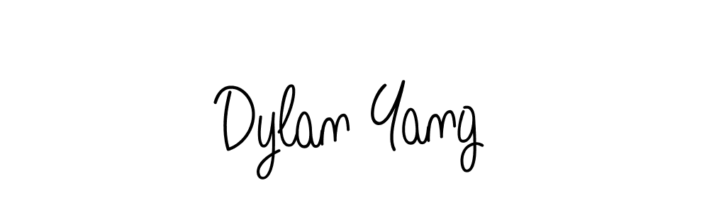 The best way (Angelique-Rose-font-FFP) to make a short signature is to pick only two or three words in your name. The name Dylan Yang include a total of six letters. For converting this name. Dylan Yang signature style 5 images and pictures png