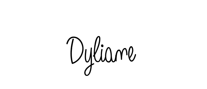 Angelique-Rose-font-FFP is a professional signature style that is perfect for those who want to add a touch of class to their signature. It is also a great choice for those who want to make their signature more unique. Get Dyliane name to fancy signature for free. Dyliane signature style 5 images and pictures png