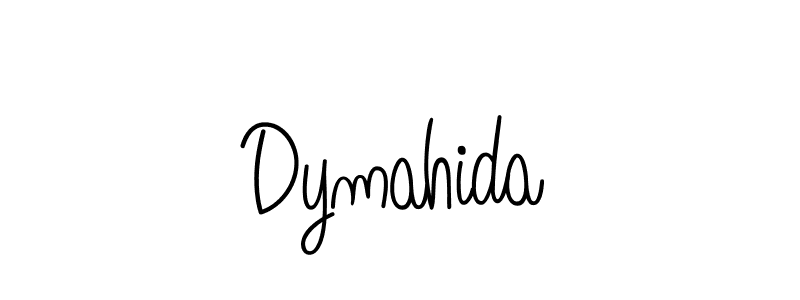 How to Draw Dymahida signature style? Angelique-Rose-font-FFP is a latest design signature styles for name Dymahida. Dymahida signature style 5 images and pictures png