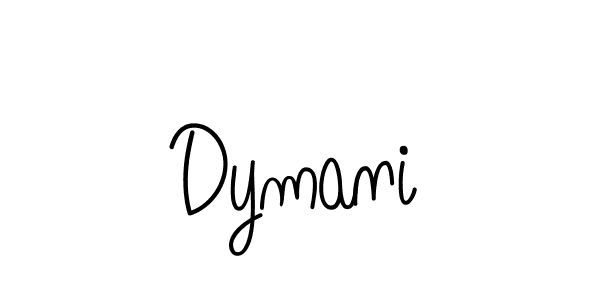 How to make Dymani signature? Angelique-Rose-font-FFP is a professional autograph style. Create handwritten signature for Dymani name. Dymani signature style 5 images and pictures png