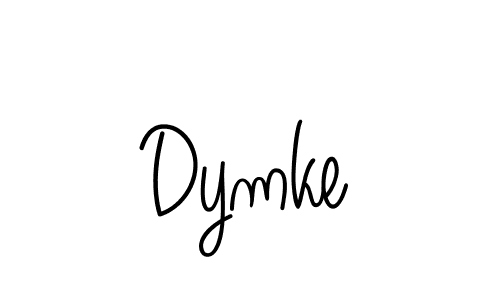 Design your own signature with our free online signature maker. With this signature software, you can create a handwritten (Angelique-Rose-font-FFP) signature for name Dymke. Dymke signature style 5 images and pictures png
