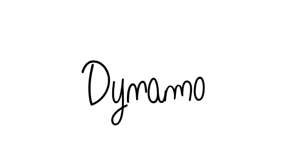 You should practise on your own different ways (Angelique-Rose-font-FFP) to write your name (Dynamo) in signature. don't let someone else do it for you. Dynamo signature style 5 images and pictures png
