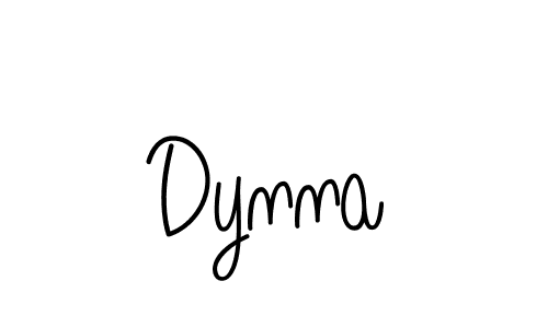 Dynna stylish signature style. Best Handwritten Sign (Angelique-Rose-font-FFP) for my name. Handwritten Signature Collection Ideas for my name Dynna. Dynna signature style 5 images and pictures png