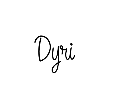 How to make Dyri signature? Angelique-Rose-font-FFP is a professional autograph style. Create handwritten signature for Dyri name. Dyri signature style 5 images and pictures png