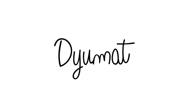 Design your own signature with our free online signature maker. With this signature software, you can create a handwritten (Angelique-Rose-font-FFP) signature for name Dyumat. Dyumat signature style 5 images and pictures png