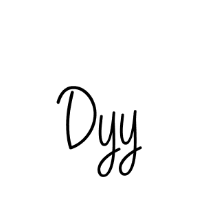 How to Draw Dyy signature style? Angelique-Rose-font-FFP is a latest design signature styles for name Dyy. Dyy signature style 5 images and pictures png