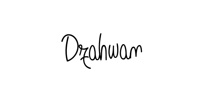 Also You can easily find your signature by using the search form. We will create Dzahwan name handwritten signature images for you free of cost using Angelique-Rose-font-FFP sign style. Dzahwan signature style 5 images and pictures png