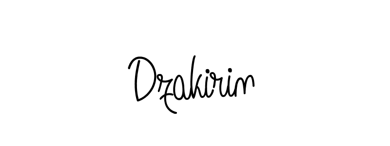 Once you've used our free online signature maker to create your best signature Angelique-Rose-font-FFP style, it's time to enjoy all of the benefits that Dzakirin name signing documents. Dzakirin signature style 5 images and pictures png