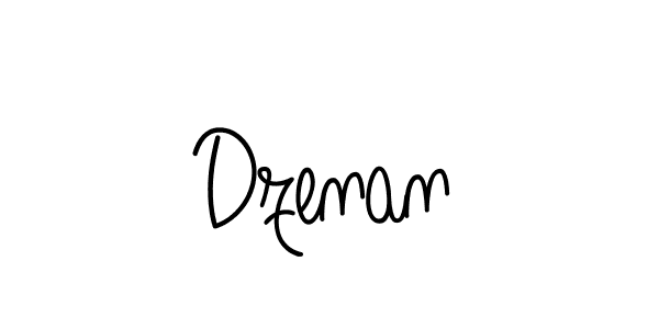 How to Draw Dzenan signature style? Angelique-Rose-font-FFP is a latest design signature styles for name Dzenan. Dzenan signature style 5 images and pictures png