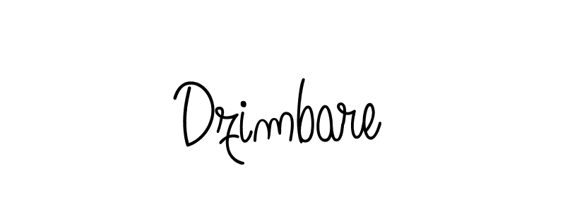 Create a beautiful signature design for name Dzimbare. With this signature (Angelique-Rose-font-FFP) fonts, you can make a handwritten signature for free. Dzimbare signature style 5 images and pictures png