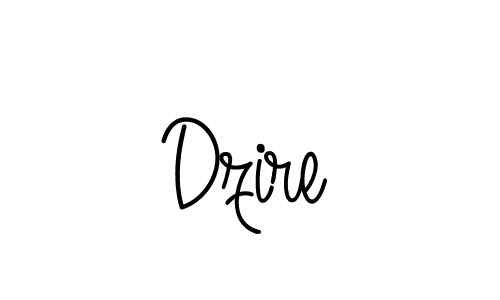 Dzire stylish signature style. Best Handwritten Sign (Angelique-Rose-font-FFP) for my name. Handwritten Signature Collection Ideas for my name Dzire. Dzire signature style 5 images and pictures png