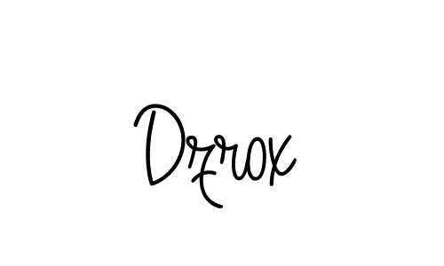 It looks lik you need a new signature style for name Dzrox. Design unique handwritten (Angelique-Rose-font-FFP) signature with our free signature maker in just a few clicks. Dzrox signature style 5 images and pictures png