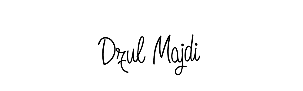 Design your own signature with our free online signature maker. With this signature software, you can create a handwritten (Angelique-Rose-font-FFP) signature for name Dzul Majdi. Dzul Majdi signature style 5 images and pictures png