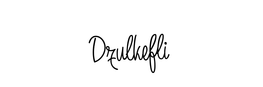 How to Draw Dzulkefli signature style? Angelique-Rose-font-FFP is a latest design signature styles for name Dzulkefli. Dzulkefli signature style 5 images and pictures png