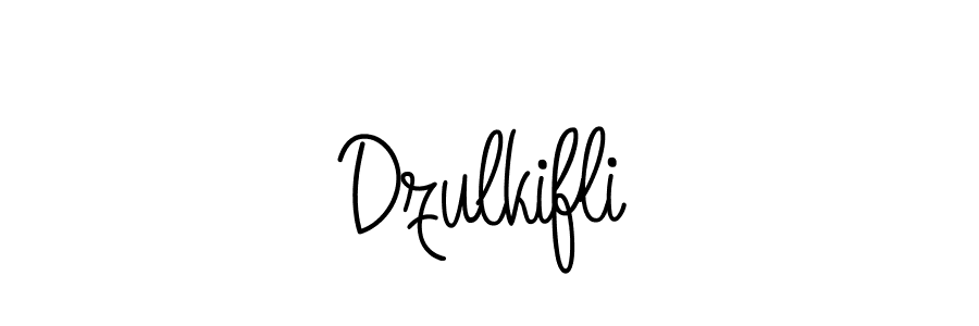 How to make Dzulkifli signature? Angelique-Rose-font-FFP is a professional autograph style. Create handwritten signature for Dzulkifli name. Dzulkifli signature style 5 images and pictures png