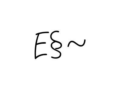 How to make E§~ name signature. Use Angelique-Rose-font-FFP style for creating short signs online. This is the latest handwritten sign. E§~ signature style 5 images and pictures png