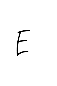 You should practise on your own different ways (Angelique-Rose-font-FFP) to write your name (E ) in signature. don't let someone else do it for you. E  signature style 5 images and pictures png