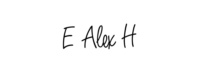 E Alex H stylish signature style. Best Handwritten Sign (Angelique-Rose-font-FFP) for my name. Handwritten Signature Collection Ideas for my name E Alex H. E Alex H signature style 5 images and pictures png