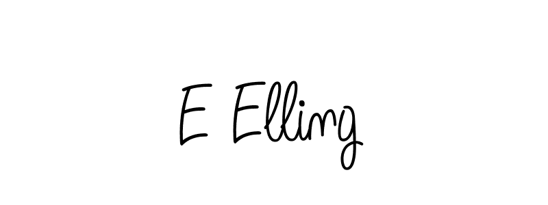 if you are searching for the best signature style for your name E Elling. so please give up your signature search. here we have designed multiple signature styles  using Angelique-Rose-font-FFP. E Elling signature style 5 images and pictures png