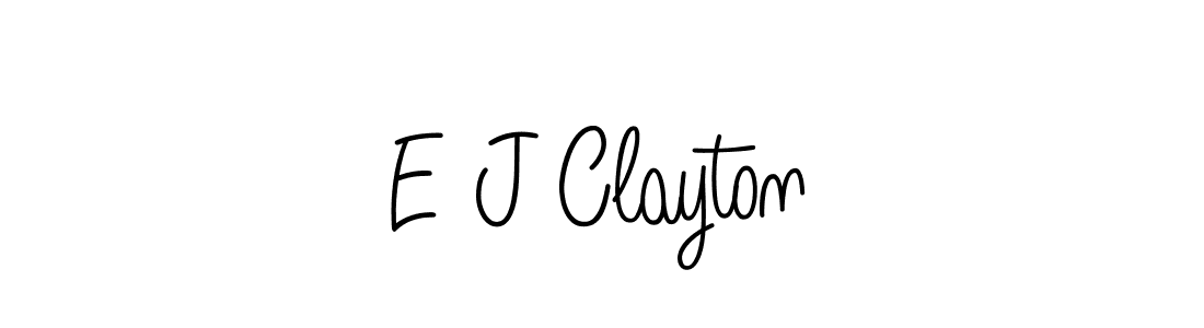 Use a signature maker to create a handwritten signature online. With this signature software, you can design (Angelique-Rose-font-FFP) your own signature for name E J Clayton. E J Clayton signature style 5 images and pictures png