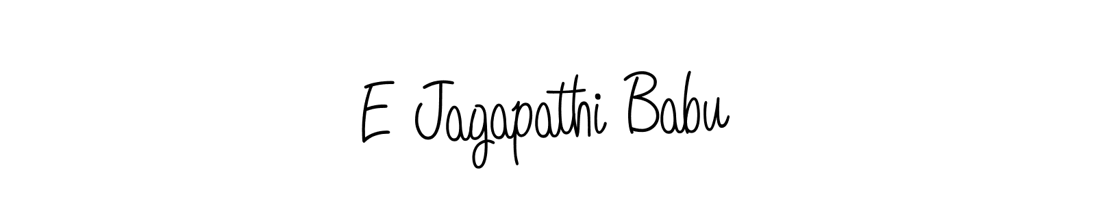 Make a short E Jagapathi Babu signature style. Manage your documents anywhere anytime using Angelique-Rose-font-FFP. Create and add eSignatures, submit forms, share and send files easily. E Jagapathi Babu signature style 5 images and pictures png