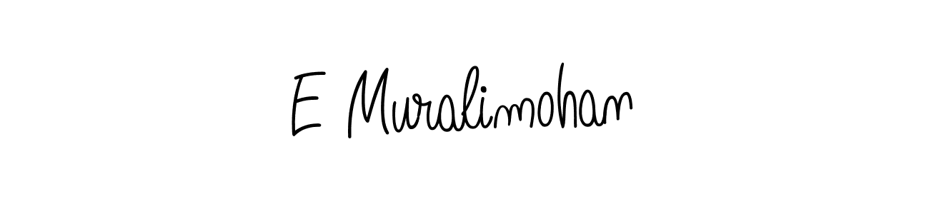 Check out images of Autograph of E Muralimohan name. Actor E Muralimohan Signature Style. Angelique-Rose-font-FFP is a professional sign style online. E Muralimohan signature style 5 images and pictures png