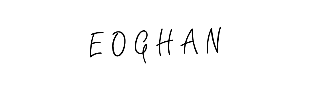 Also we have E O G H A N name is the best signature style. Create professional handwritten signature collection using Angelique-Rose-font-FFP autograph style. E O G H A N signature style 5 images and pictures png