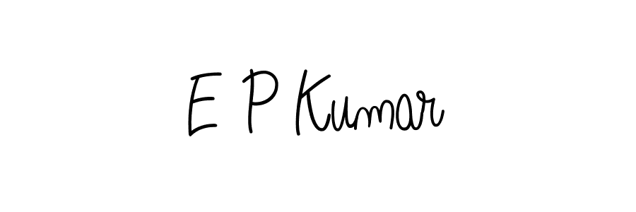 How to make E P Kumar signature? Angelique-Rose-font-FFP is a professional autograph style. Create handwritten signature for E P Kumar name. E P Kumar signature style 5 images and pictures png