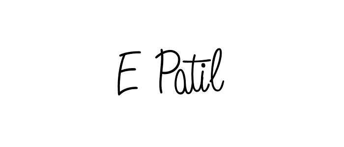 Once you've used our free online signature maker to create your best signature Angelique-Rose-font-FFP style, it's time to enjoy all of the benefits that E Patil name signing documents. E Patil signature style 5 images and pictures png