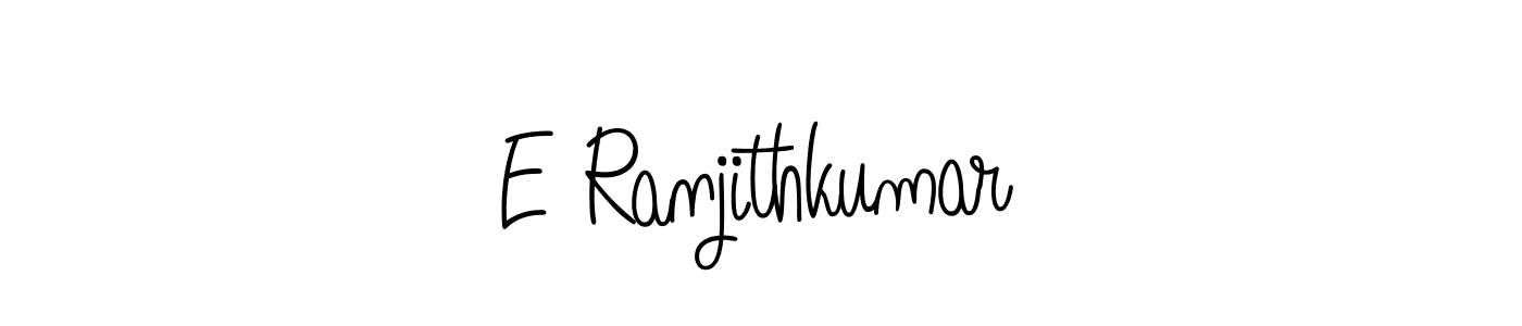 Make a beautiful signature design for name E Ranjithkumar. Use this online signature maker to create a handwritten signature for free. E Ranjithkumar signature style 5 images and pictures png