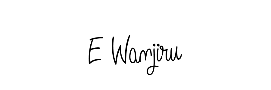 Once you've used our free online signature maker to create your best signature Angelique-Rose-font-FFP style, it's time to enjoy all of the benefits that E Wanjiru name signing documents. E Wanjiru signature style 5 images and pictures png
