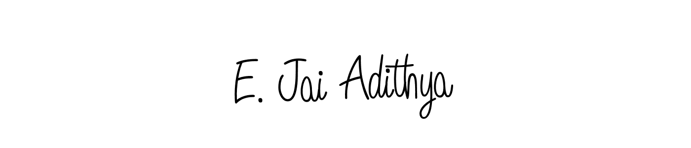 Here are the top 10 professional signature styles for the name E. Jai Adithya. These are the best autograph styles you can use for your name. E. Jai Adithya signature style 5 images and pictures png